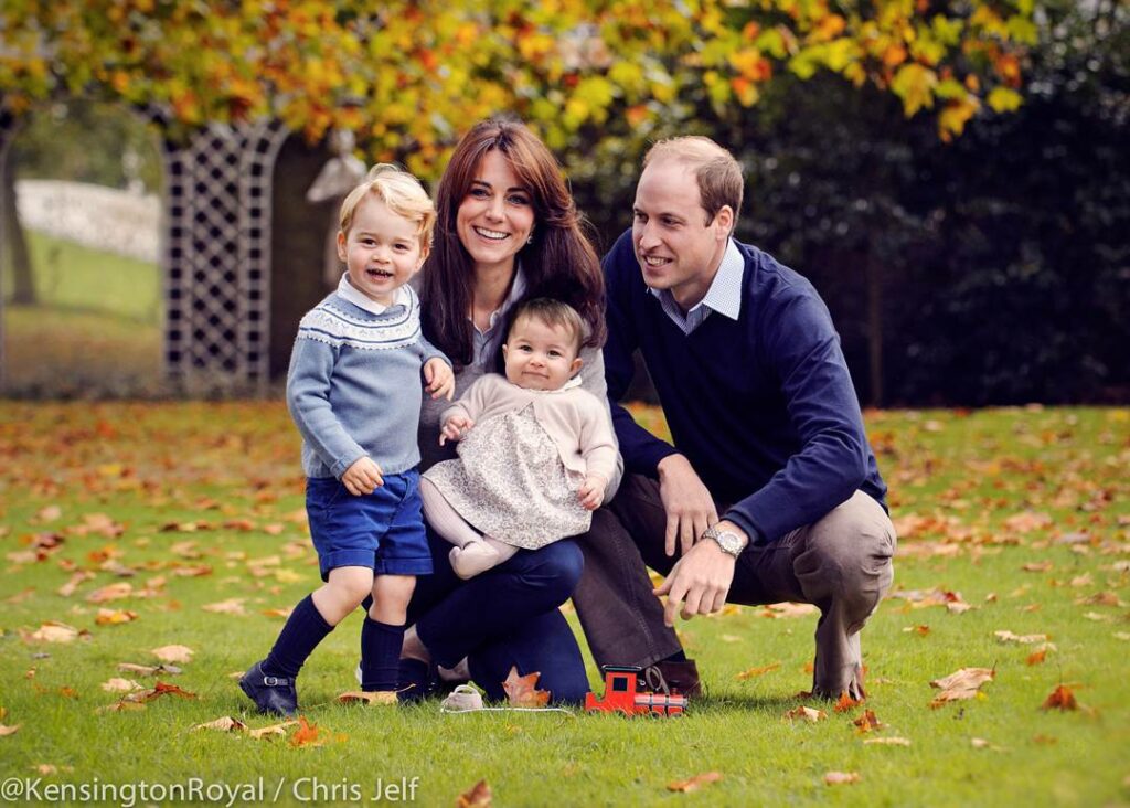 royal family photo kate middleton prince william george charlotte