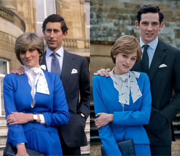 how princess diana s fashion in the crown compares to real life