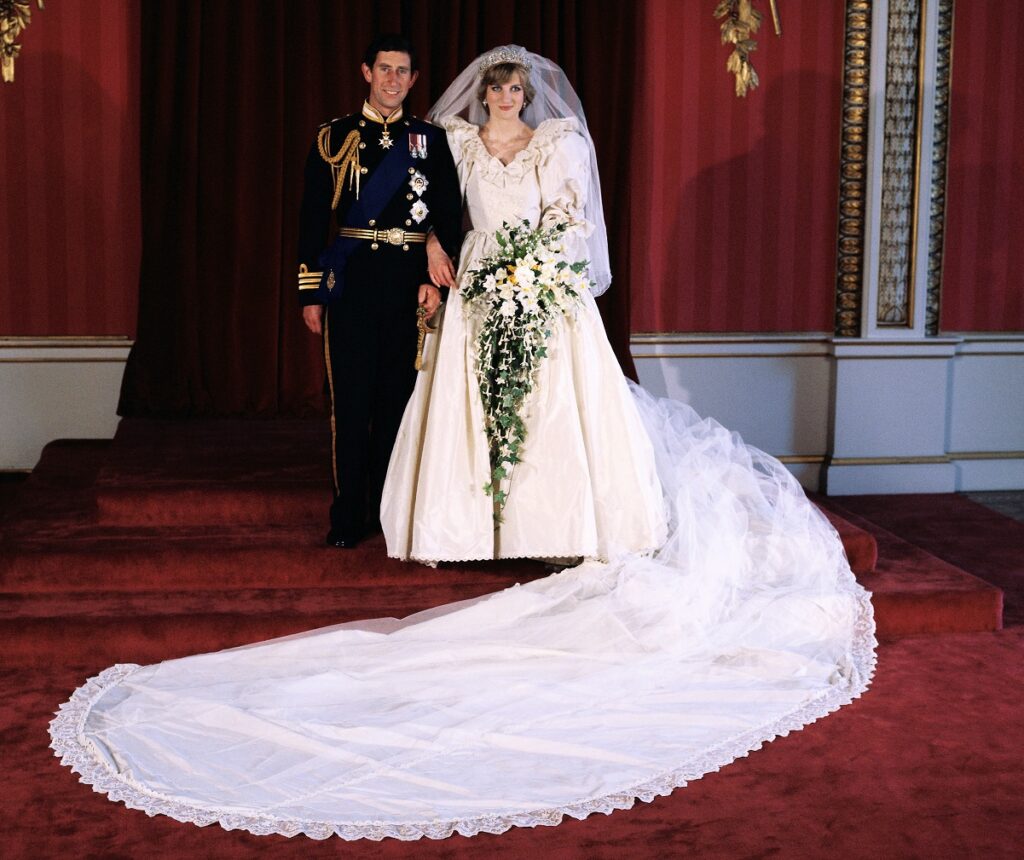 Prince Charles and Princess Diana wedding portrait 1