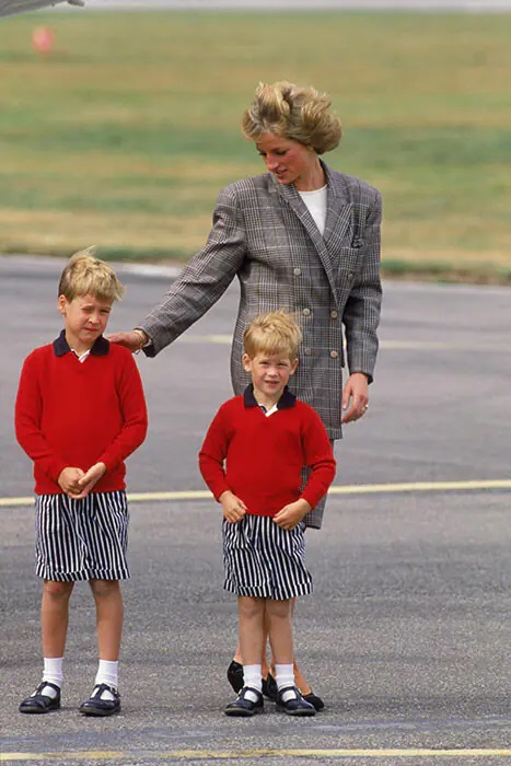 prince william harry matching red a