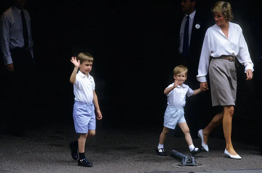 prince william harry shorts matching a