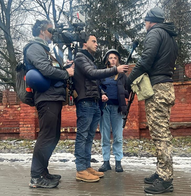 صحفيو الحرب بأوكرانيا