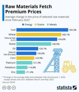 نمو أسعار الذرة والقمح 20 إلي 60%