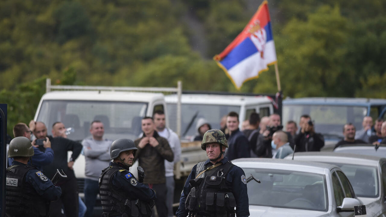 التوترات الحدودية بين صربيا وكوسوفو