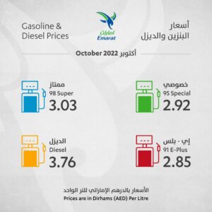 أسعار الوقود بالإمارات 