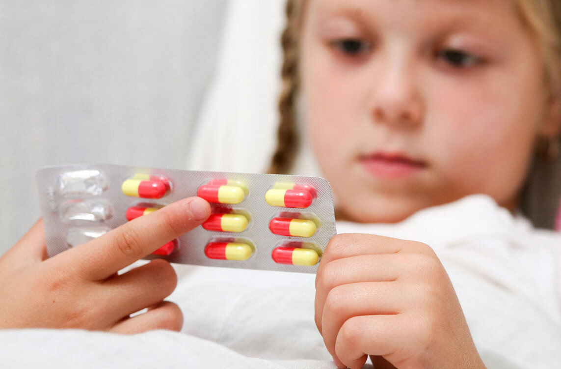أضرار المضادات الحيوية للأطفال
