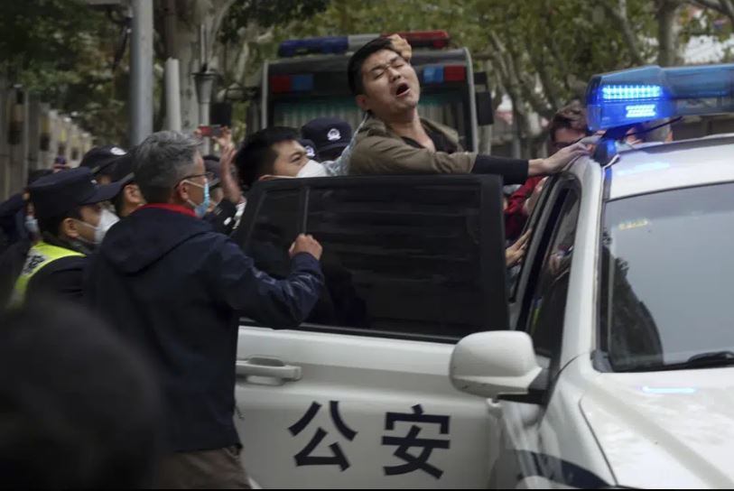 قمع احتجاجات الصين