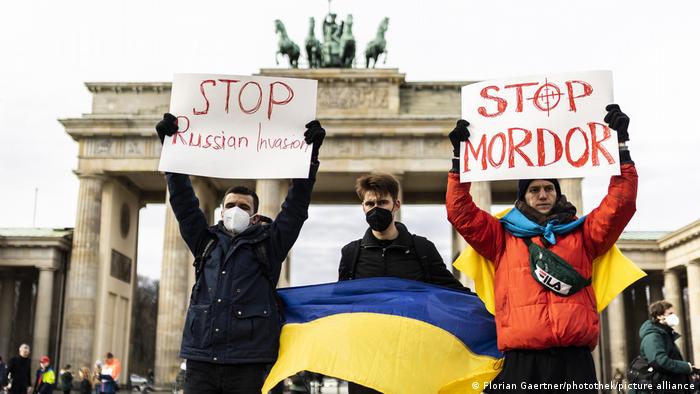 مظاهرات في ألمانيا ضد الحرب الروسية في أوكرانيا
