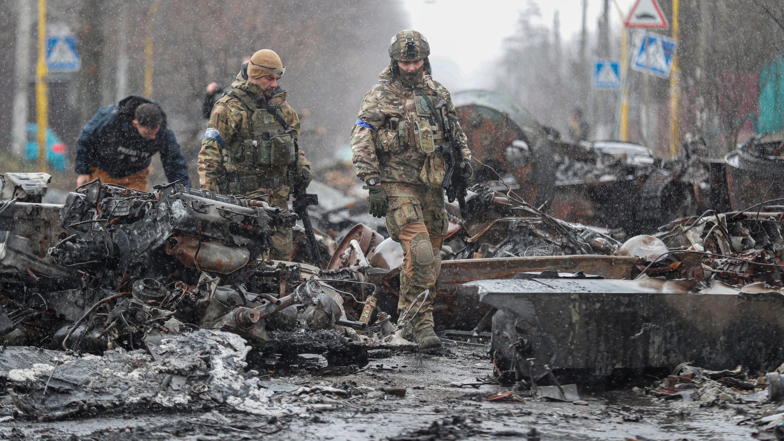 خسائر فادحة في مدينة باخموت شرق أوكرانيا