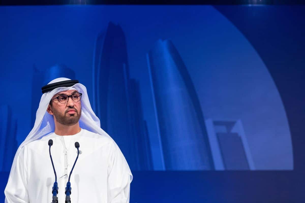 الدكتور سلطان الجابر وزير الصناعة الإماراتي ورئيس COP28