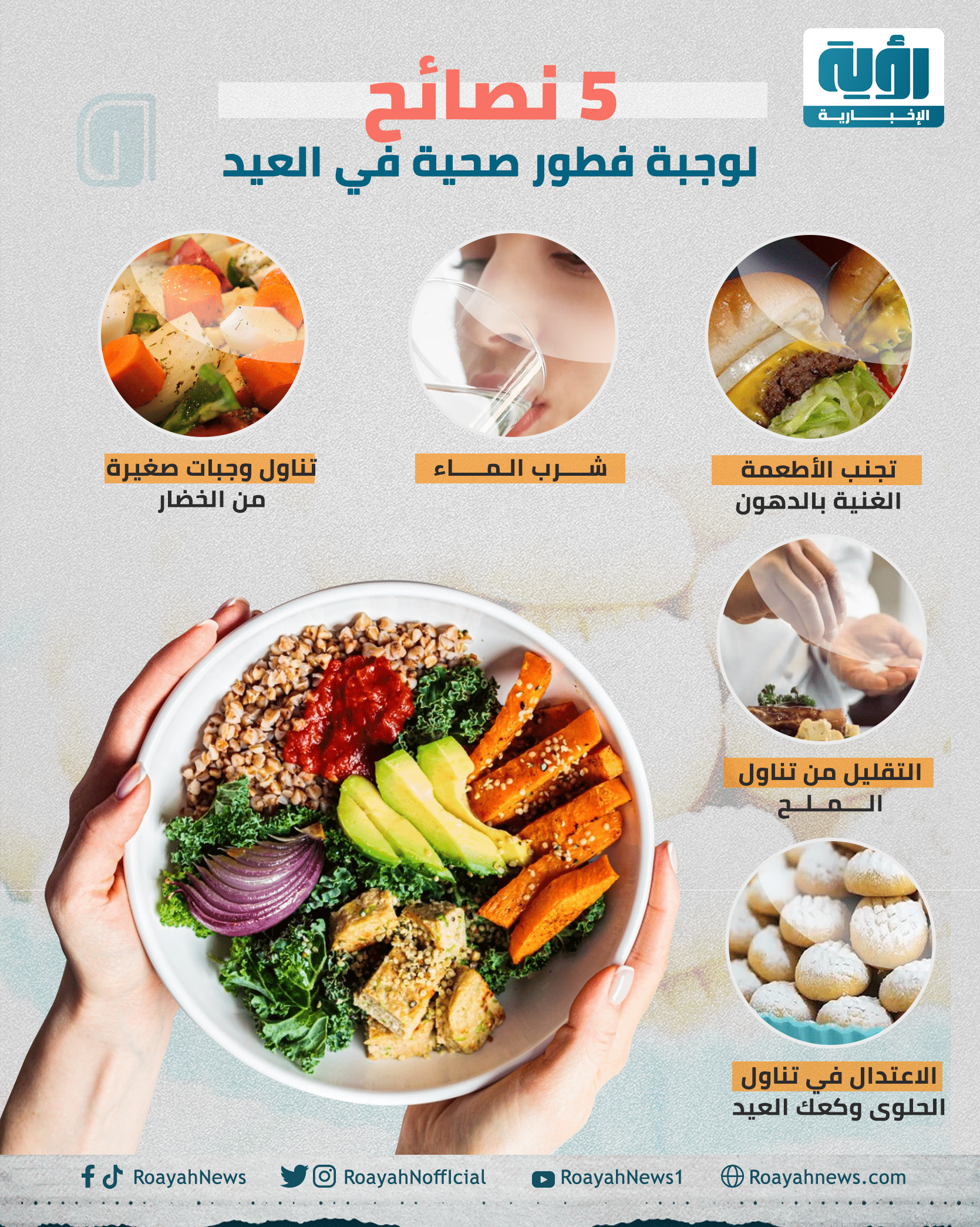 5 نصائح لوجبة فطور صحية أول أيام العيد