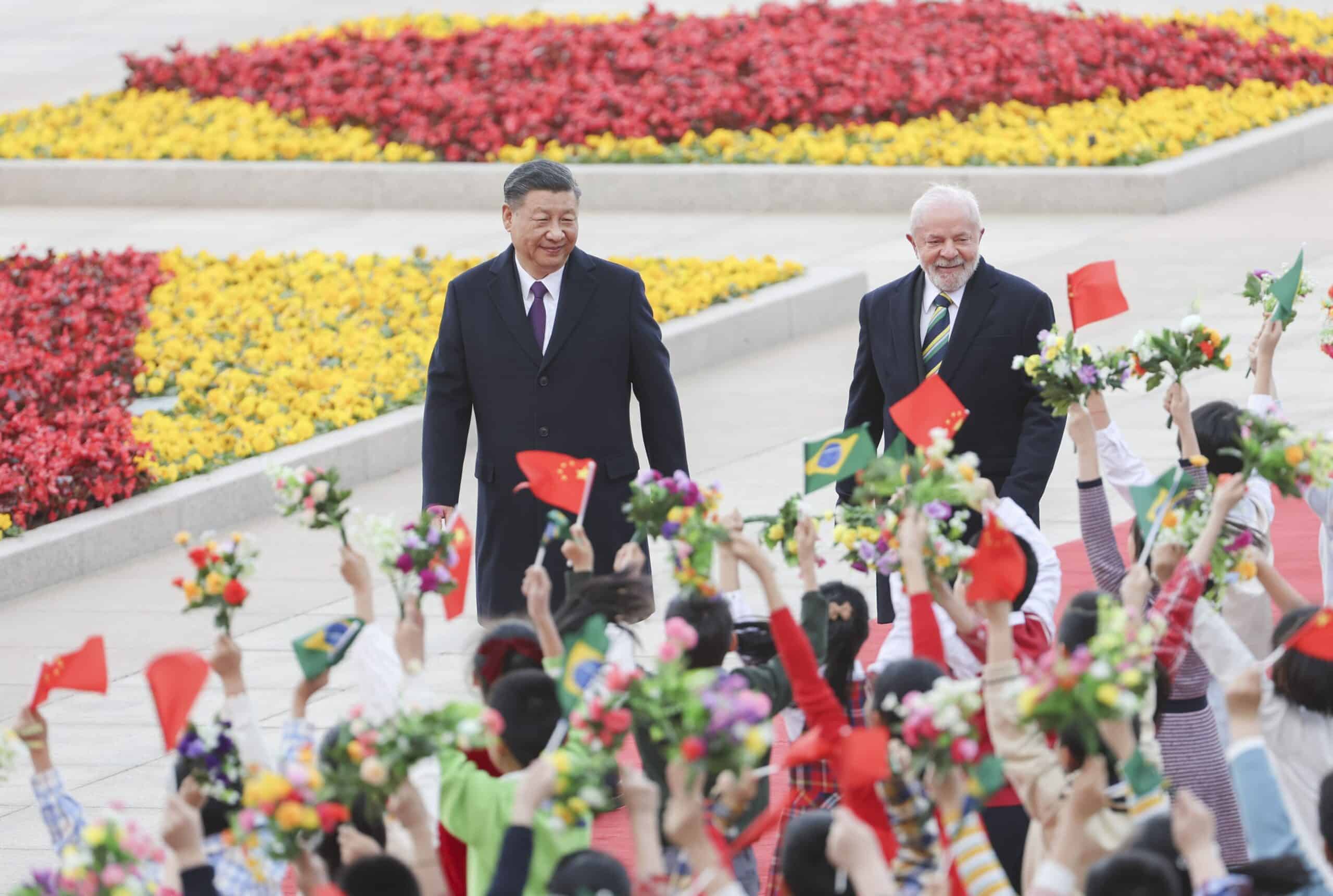 الرئيس البرازيلي والرئيس الصيني