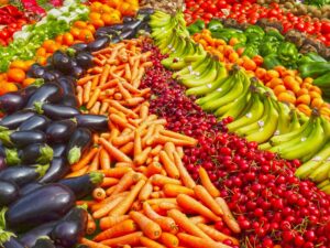 نظام غذائي غني بالفواكه والخضروات