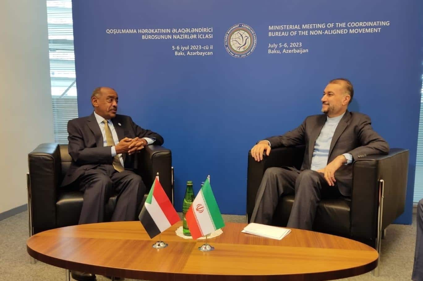 السودان وإيران تبحثان استئناف علاقاتهما الدبلوماسية