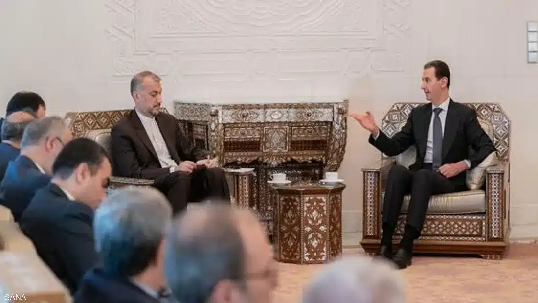 اجتماع عبد اللهيان مع الأسد