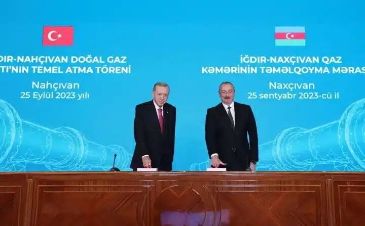 لقاء جمع الرئيس التركي بنظيره الأذربيجاني على أرض إقليم ناختشيفان 
