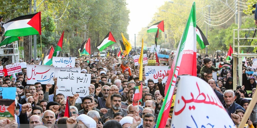تظاهرات ايران لدعم فلسطين 7