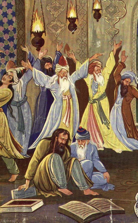مولانا الرومي وشمس تبريزي