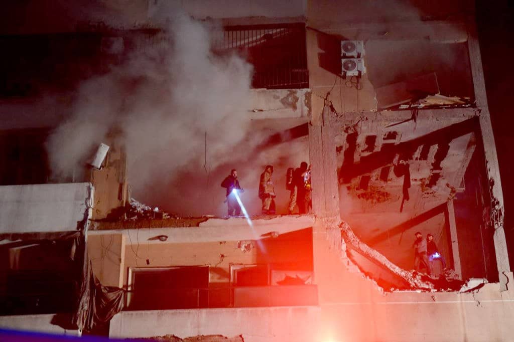 قصف إسرائيلي في جنوب بيروت