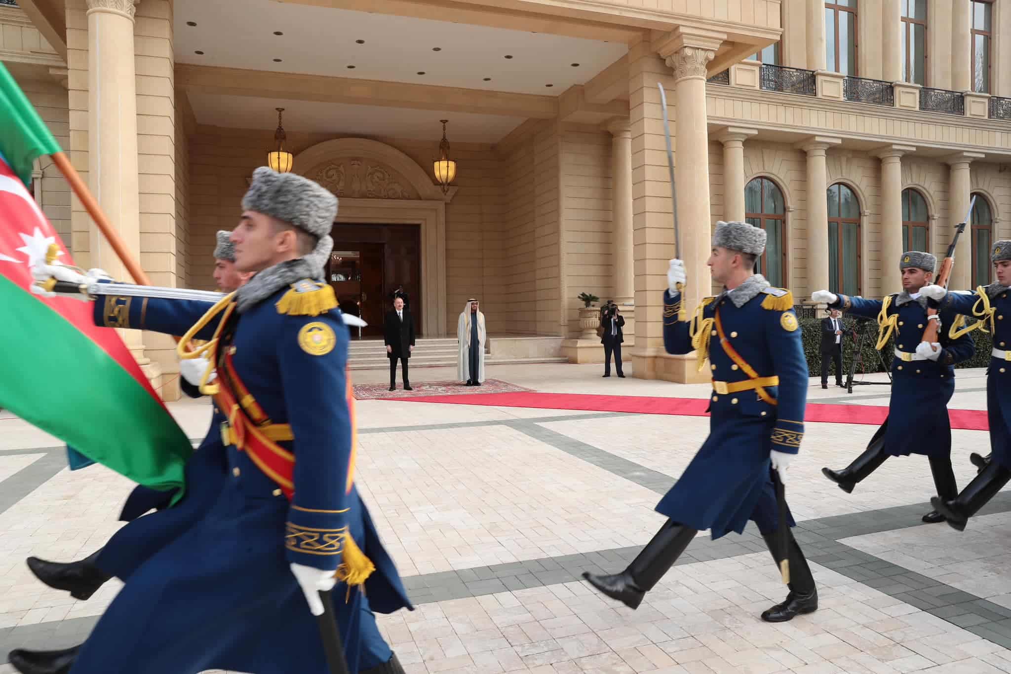 استقبال حافل للشيخ محمد بن زايد في أذربيجان 15