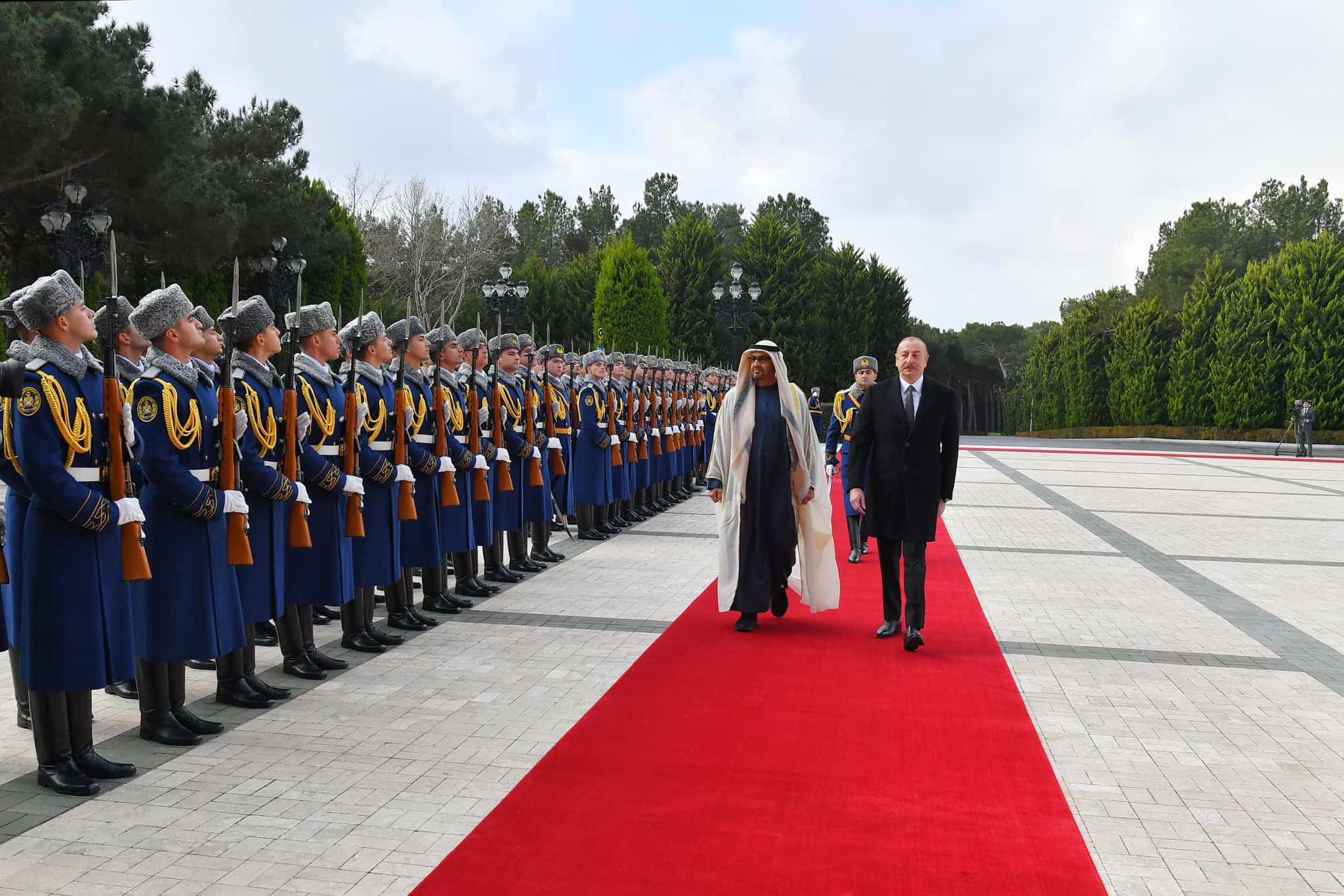 استقبال حافل للشيخ محمد بن زايد في أذربيجان 19