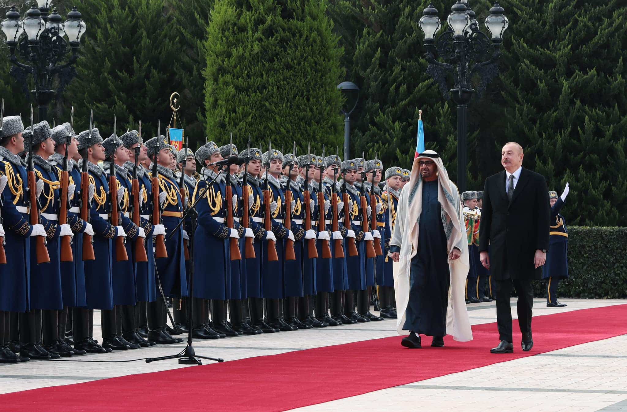 استقبال حافل للشيخ محمد بن زايد في أذربيجان 20