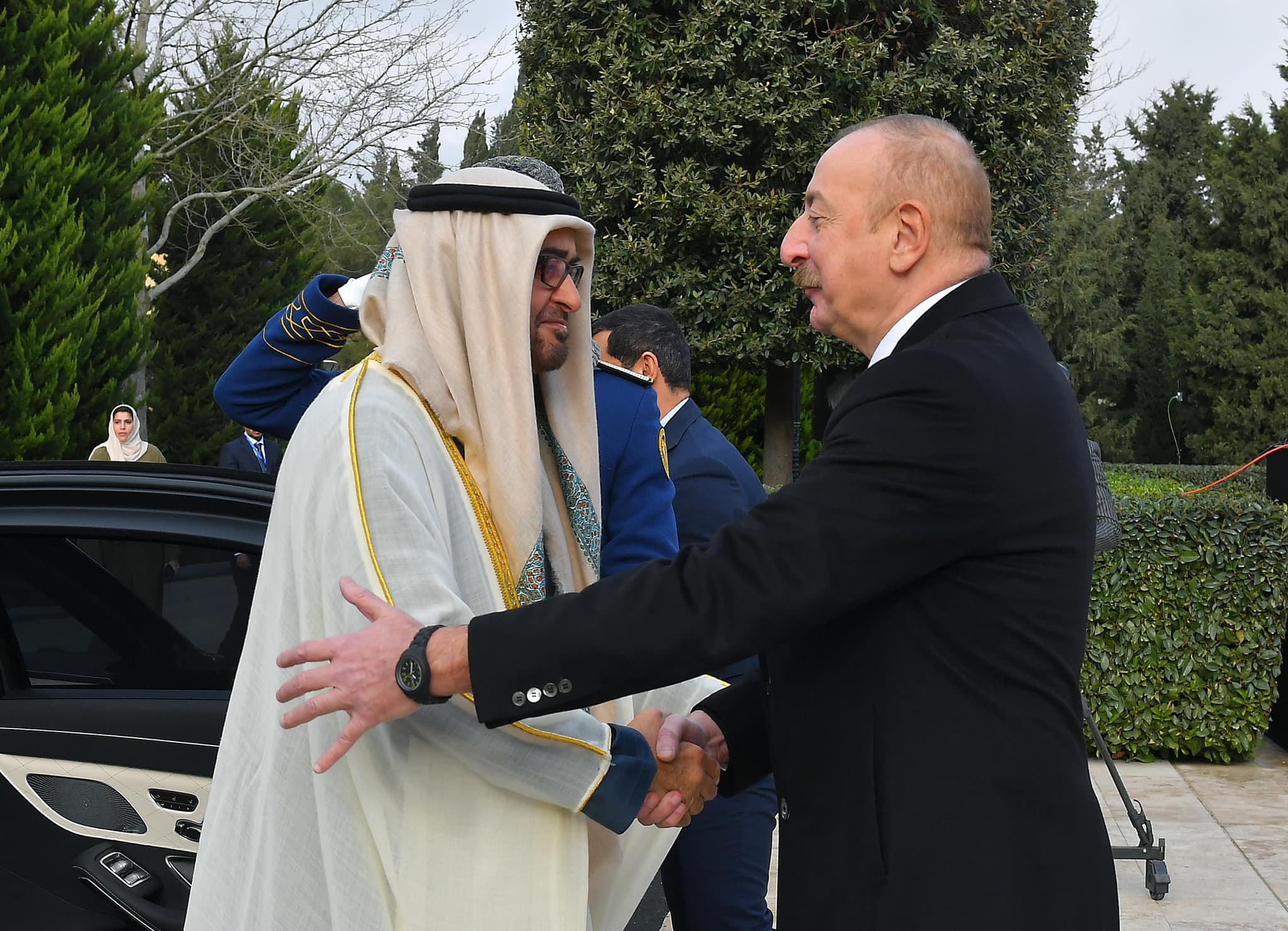 استقبال حافل للشيخ محمد بن زايد في أذربيجان 4