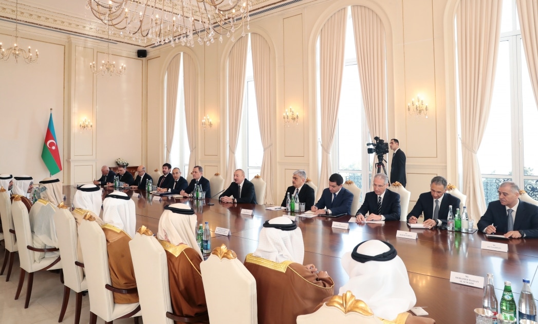 لقاء موسع بين رئيسي أذربيجان ودولة الإمارات1