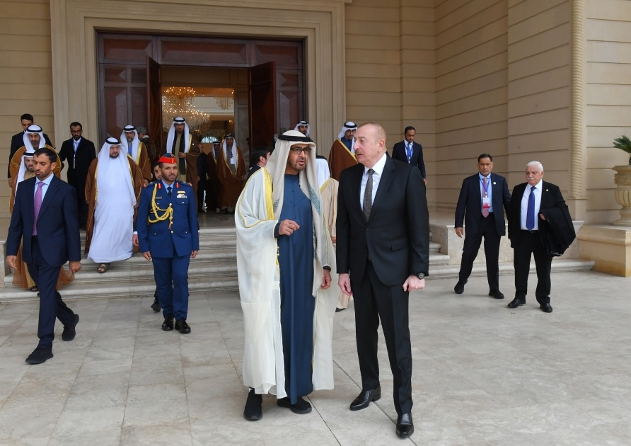 لقاء موسع بين رئيسي أذربيجان ودولة الإمارات6