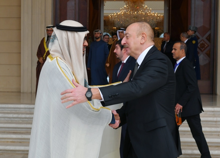 لقاء موسع بين رئيسي أذربيجان ودولة الإمارات7