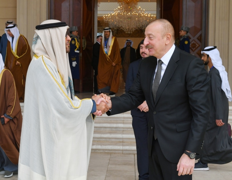 لقاء موسع بين رئيسي أذربيجان ودولة الإمارات8