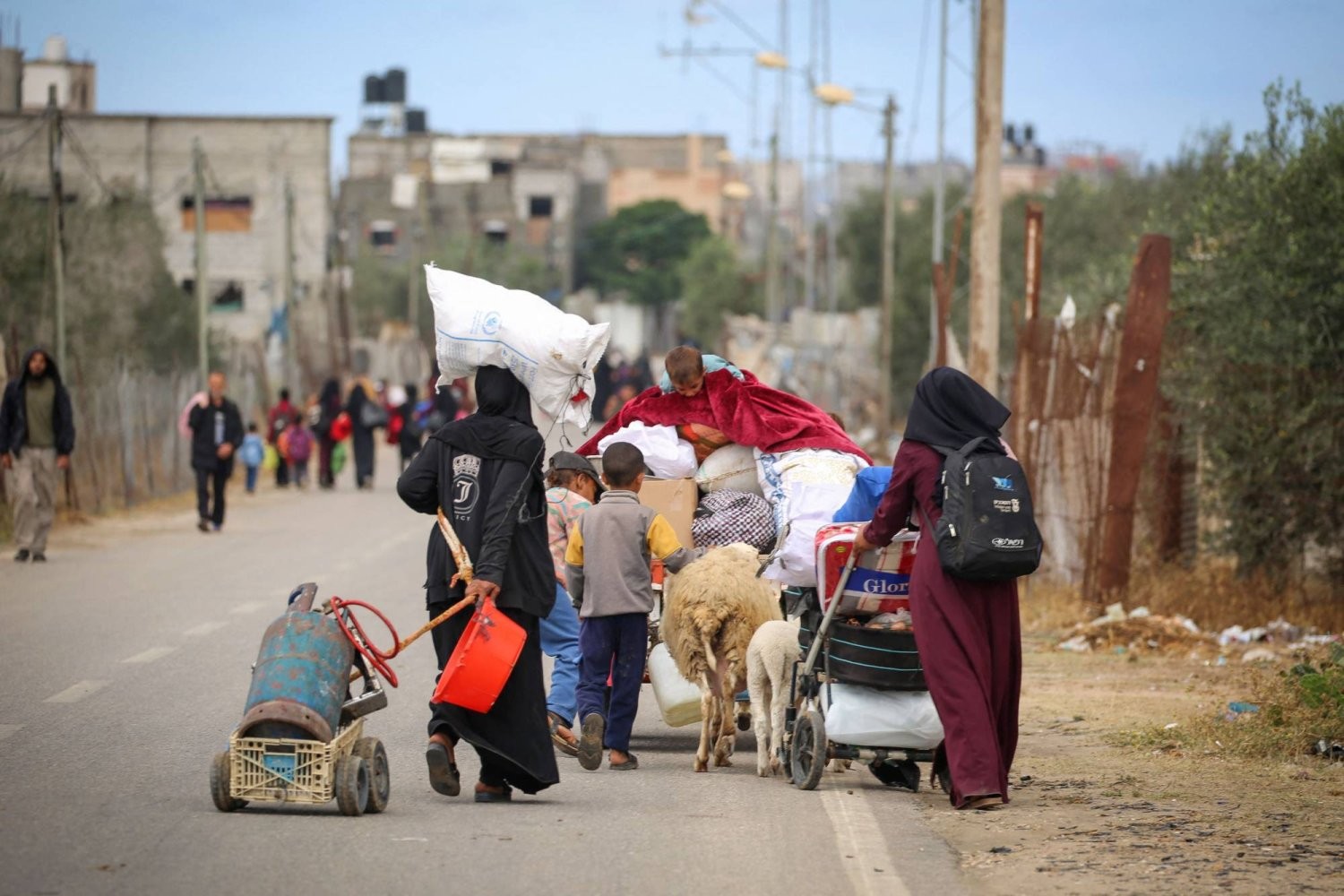 الأمم المتحدة: نزوح أكثر من 100 ألف فلسطيني من رفح