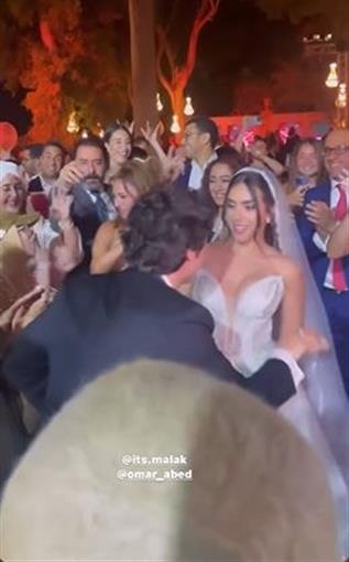 حفل زفاف ملك الحسيني صاحبة تريند دقوا الشماسي 3