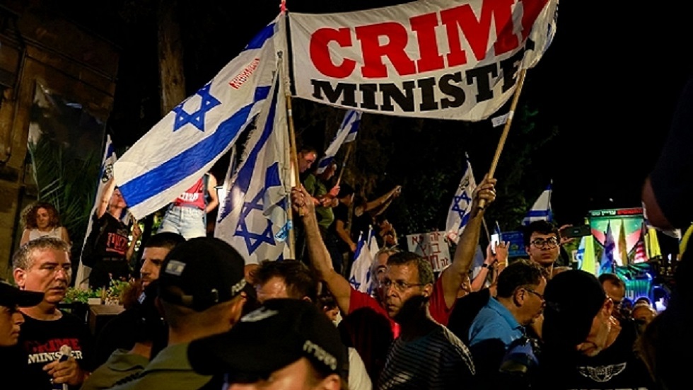 مظاهرات في القدس تطالب بإسقاط حكومة نتنياهو